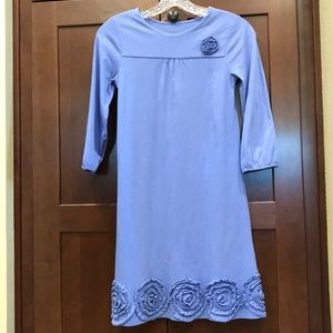 Girls Garnet Hill Purple Dress